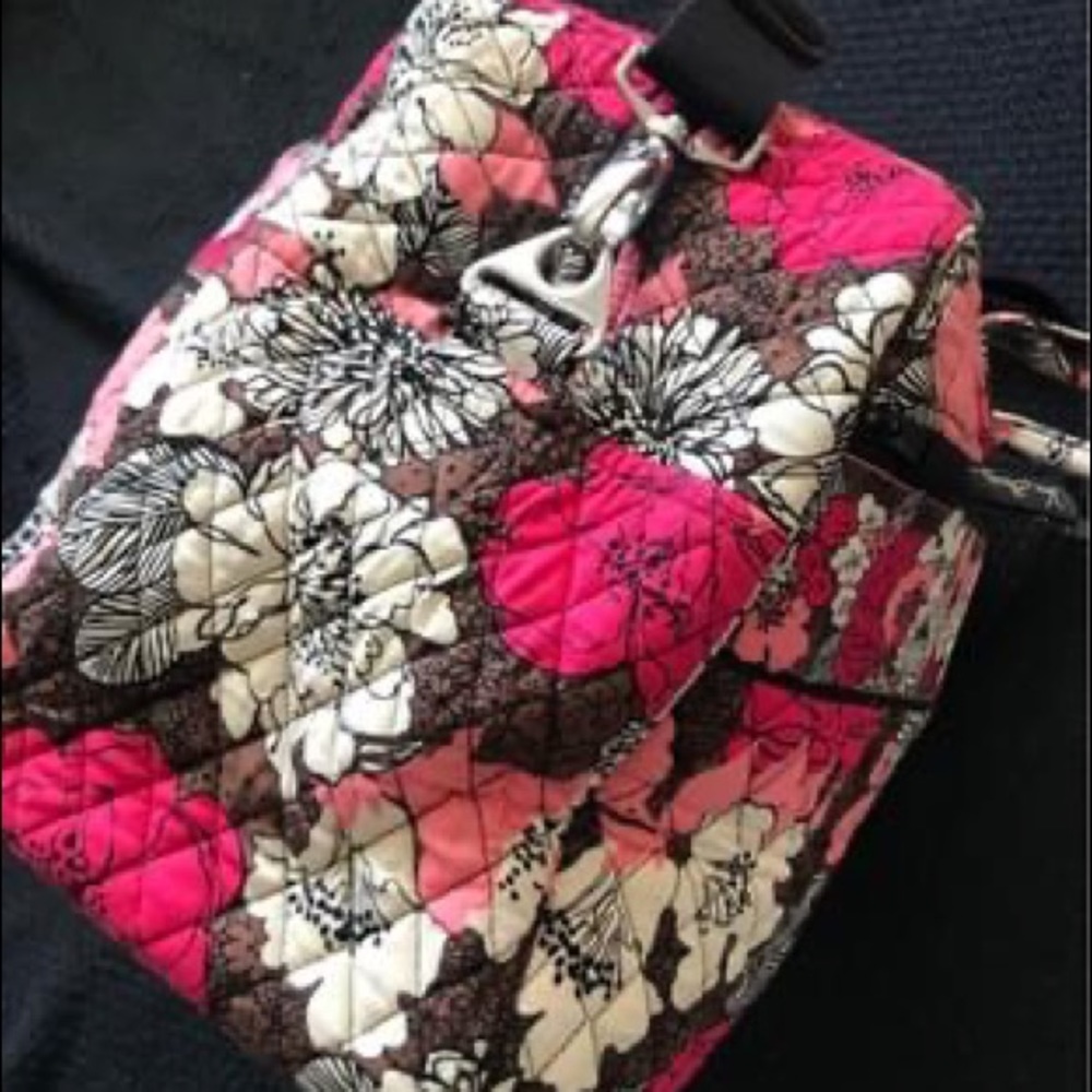 Vera Bradley weekender bag in mocha rouge